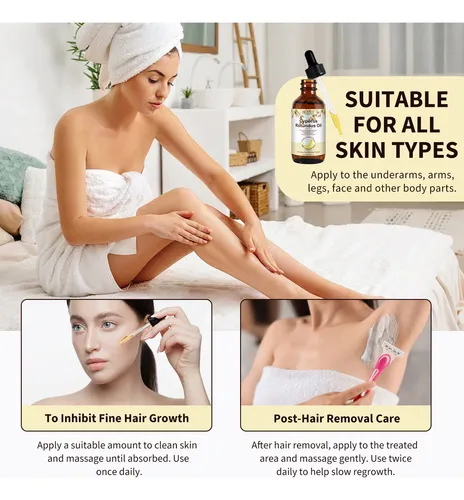 Aceite Natural De Ciprés Para Reducir El Vello Facial Y Corp