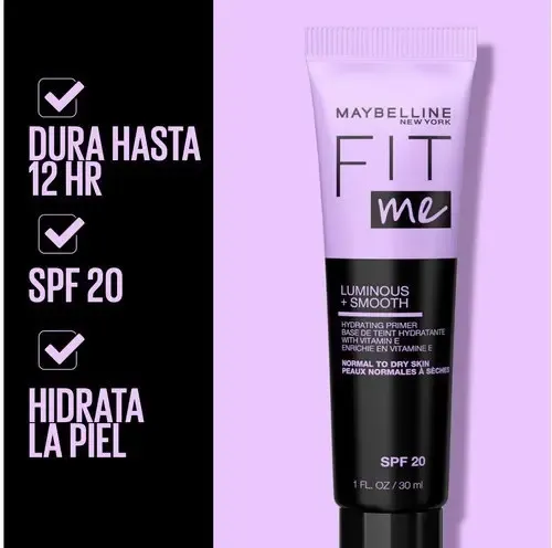 Maybelline Fit Me Luminous + Smooth Spf 20 30 Ml. Tono Luminous Smooth