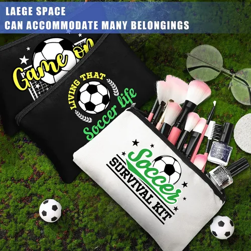 Sweetude 18 Piezas De Regalos De Fútbol Bolsa De Maquillaje