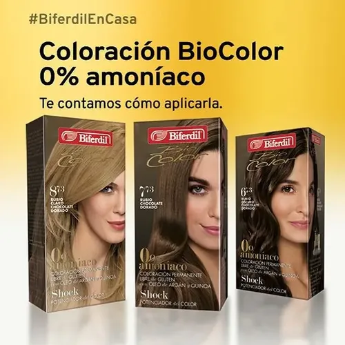 Biferdil Tintura Kit Amoniaco 0 % – Vegano Tono 10.1 Aclarante Plata