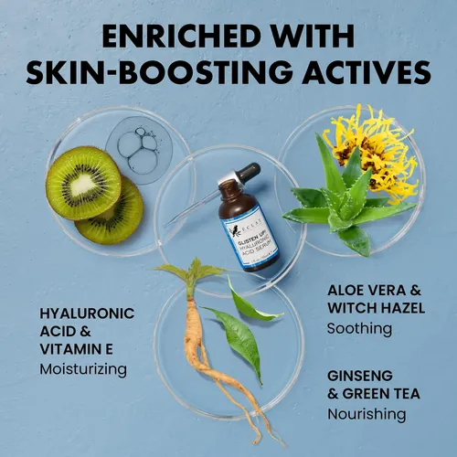 Sérum De Ácido Hialurónico Eclat Skincare Para Rostro, 1 Onz Todo Tipo De Piel Día/noche