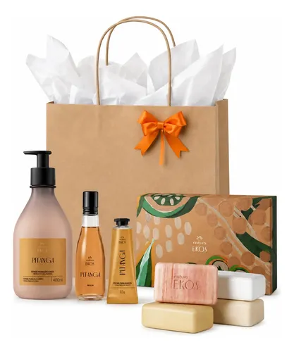 Kit Regalo Mujer Ekos Pitanga Natura Cremas Frescor Jabones