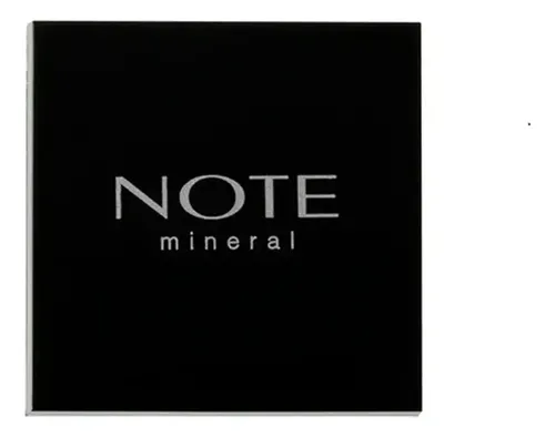 Polvo Compacto Note Mineral Natural Glow Vegano X10g Tono 01