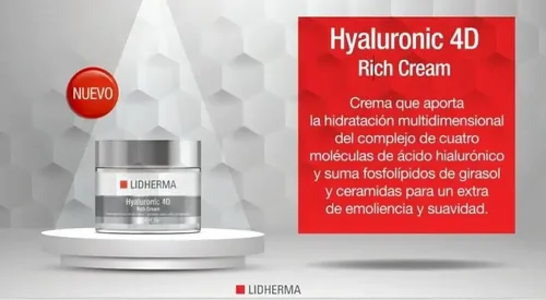Lidherma Hyaluronic 4d Rich Cream Acido Hialuronico Arrugas