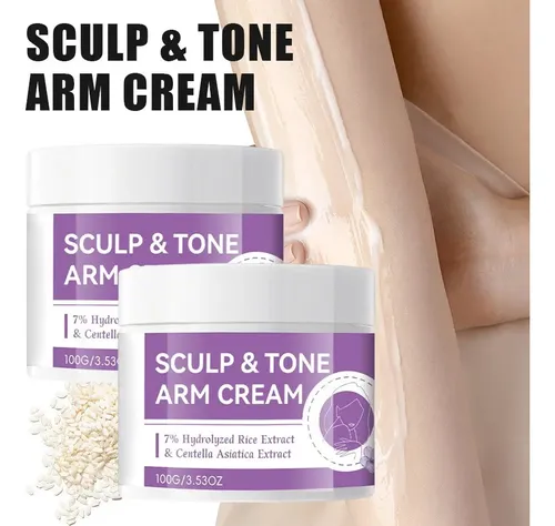 Crema Reafirmante Para Brazos, 100 G, Hidratante, Tonifica Y