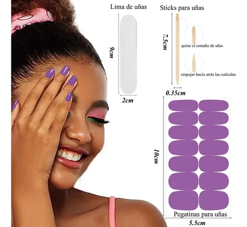 Z Hojas De Pegatinas Autoadhesivas Para Uñas Y Manos