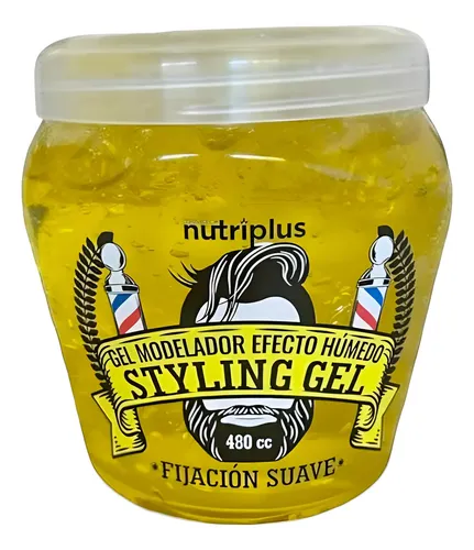 Gel Modelador Efecto Húmedo Fijación Suave Styling Gel 480cc