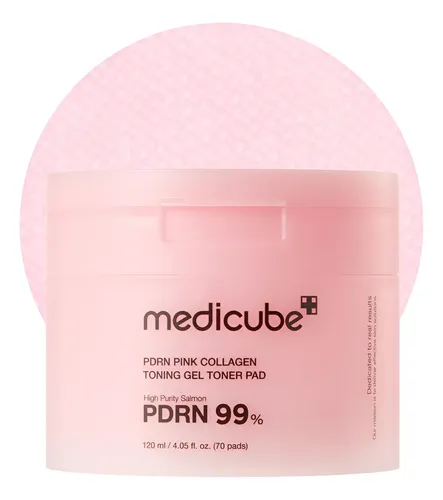 Almohadilla Tónica En Gel De Colágeno Rosa Medicube Pdrn | 1 Todo Tipo De Piel Día/noche