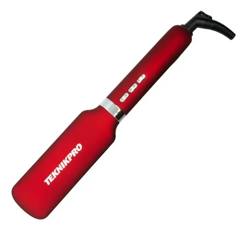 Teknikpro Red Passion Planchita Peluquería Pelo Húmedo Seco