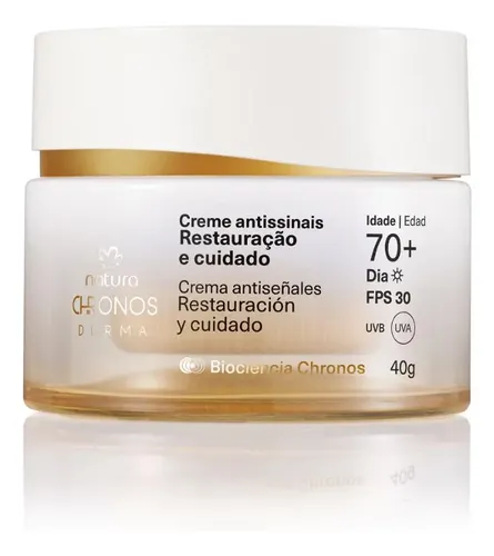 Crema Antiseñales 70+ Día Chronos Derma 40 G Natura Todo Tipo De Piel Día