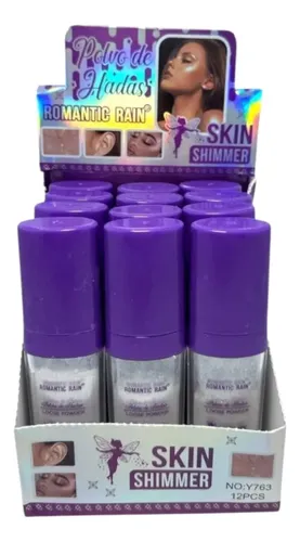 Polvo De Hadas Ilumidor Glitter Brillo Con Aplicador X 3