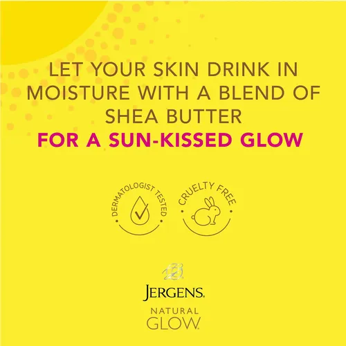Loción De Ducha Jergens Natural Glow Para Piel Clara A Media