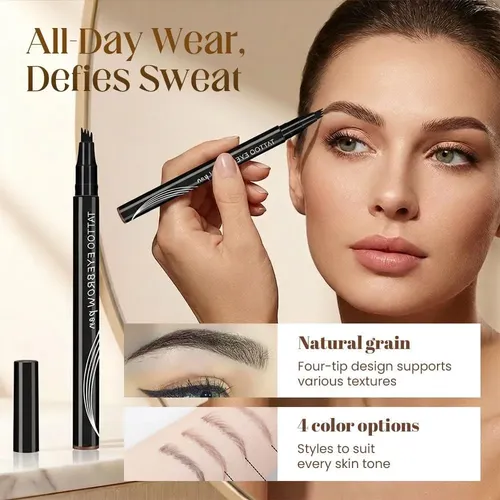 Lápiz Microblading Cejas Lecdoa 4 Puntas Impermeable