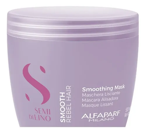 Mascara Anti-frizz Alfaparf Semi Di Lino Smoothing 500ml