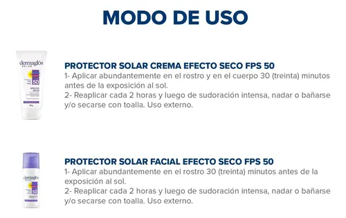 Dermaglos Kit Protector Solar Efecto Seco Corporal Y Facial