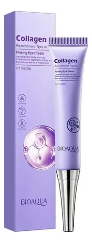 Crema Contorno Ojos Colágeno Recombinante 20ml Bioaqua Momento De Aplicación Día/noche Tipo De Piel Todo Tipo De Piel