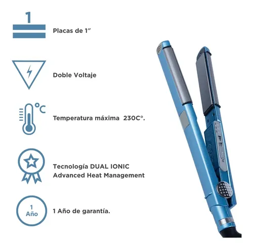 Plancha Babylisspro Stylist Nano Titanium Bivoltaje 4081