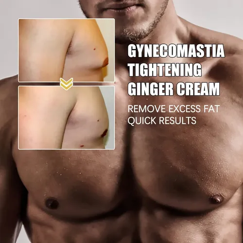 Crema De Jengibre Para Reafirmar La Ginecomastia, 2 Unidades