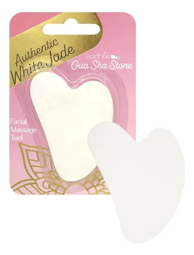 Piedra Gua Sha Facial De Jade Blanco Para Masaje
