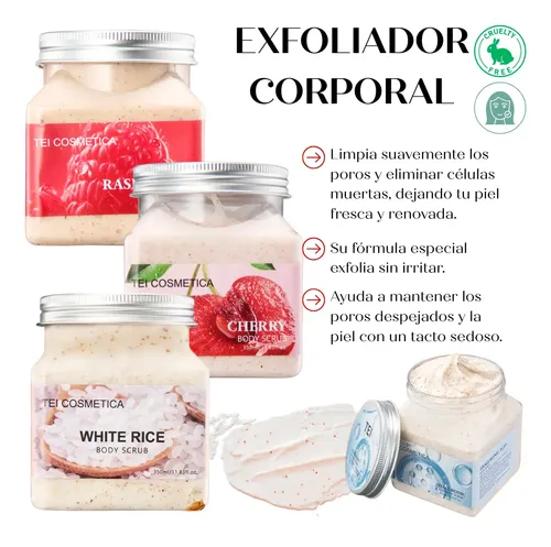 Exfoliante Body Scrub Con Fragancia 350ml Tei Cosmetica