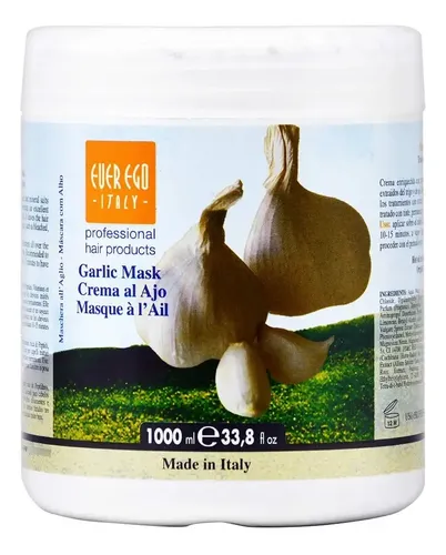 Mascarilla De Tratamiento Capilar Ever Ego Italy Garlic 1l C