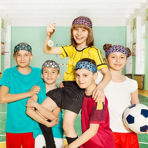 Cintas Para El Pelo De Fútbol Willbond 9 Piezas Para Niñas Y