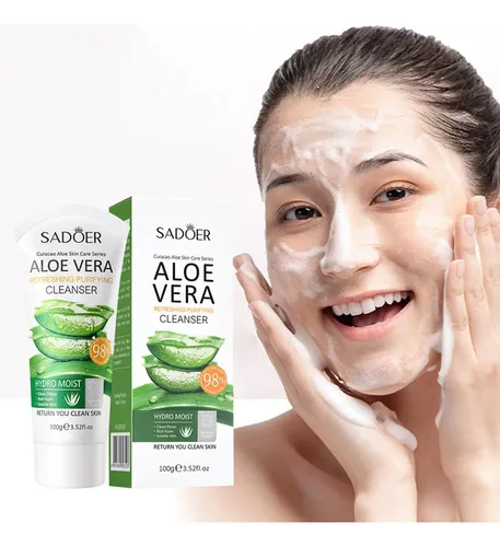 Limpador Facial Aloe Humectante Limpieza Poros