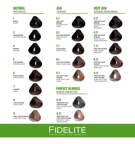 Combo Tintura Fidelite Sin Amoniaco Non Ammonia X12 Unidades
