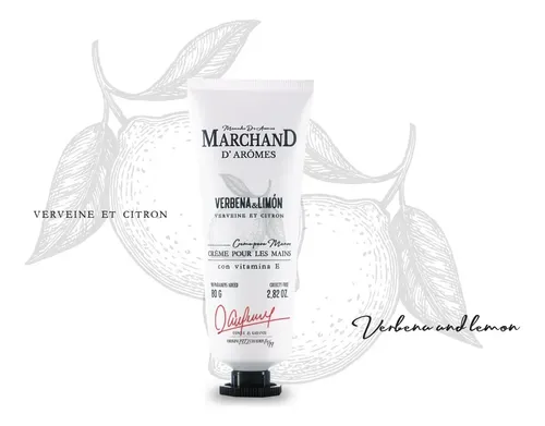 Marchand D Aromes Verbena Y Limón Crema De Mano 80g