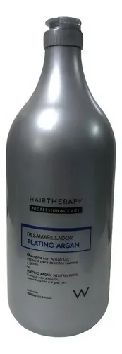 Shampoo Platino Argán X 1000 Ml. Hairtherapy