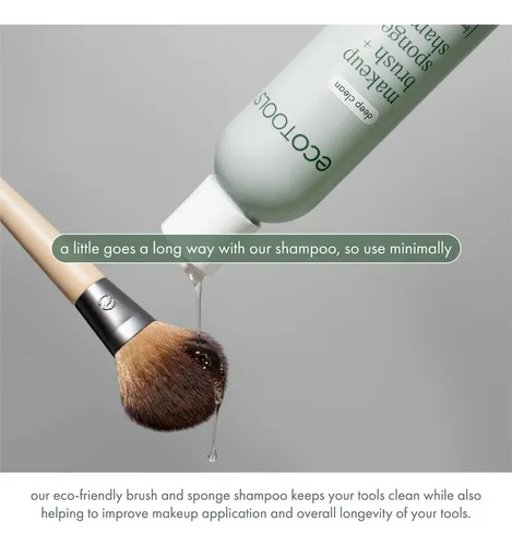 Champú Con Brocha Y Esponja De Maquillaje Ecotools Xl 473 Ml