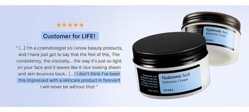 Crema Hidratante De Ácido Hialurónico Para Piel Seca