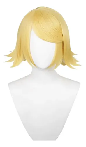M’ Peluca Vocaloid Rin Kagamine For Cosplay, 40 Cm, M’