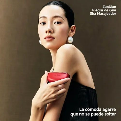 Gua Sha Eléctrico Facial Masajeador Térmico Con Aceite