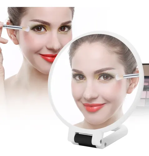 Espejo De Maquillaje Con Aumento De 5 Aumentos, Doble 2026