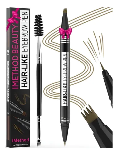 Lápiz De Cejas Imethod 2-en-1 Marrón Claro Con Cepillo