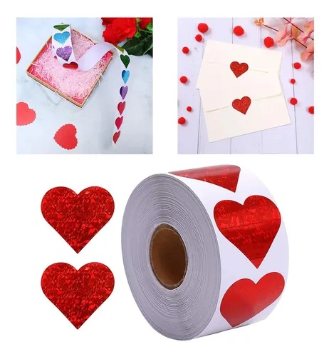 3 Paquete De 2-4 500x Pegatinas De Amor Etiquetas 3 Piezas