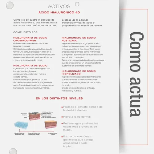 Hyaluronic 4d Face Mask Hidratante Hialurónico 4d Lidherma