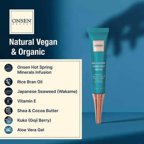Tratamiento En Crema Para Uñas Y Cutículas Onsen Secret 15 M