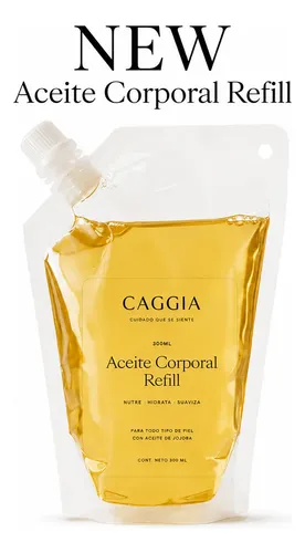 300ml Aceite Corporal Refill Caggia Cosmetics
