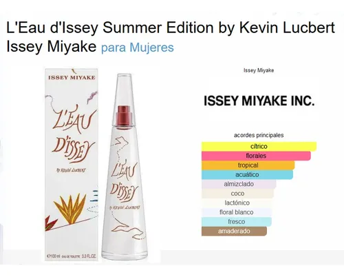 Perfume Issey Miyake L’Eau D’Issey 100ml Mujer By Kevin Lucbert