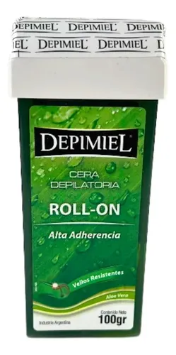 Cera Roll-on Alta Adherencia Aloe Vera 100g Depimiel