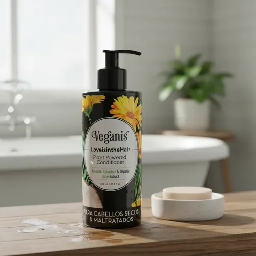 Acondicionador Plant Powered Reparador Coco 400ml Veganis