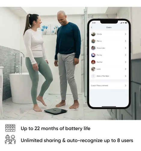 Wyze Smart Scale X Para El Peso Corporal, Báscula Digital…