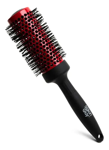 Thesalonguy Cepillo Redondo De Cerámica Con Infusión De De O Rojo.
