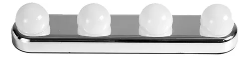 Espejo Led Sin Perforar, 2 Piezas, 4 Bombillas, Para Instala
