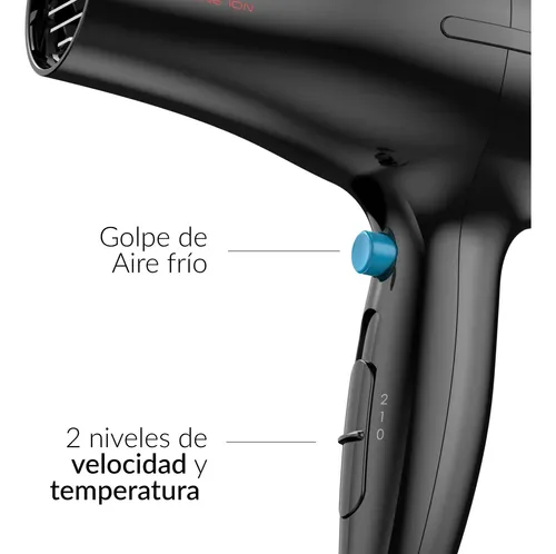 Secador De Pelo Brands Iónico 2100w Negro