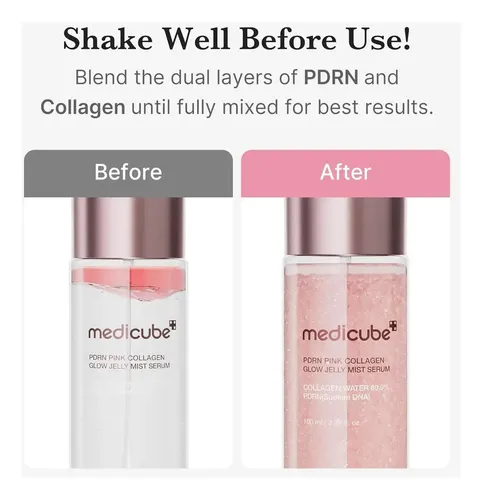 Medicube PDRN PINK COLLAGEN Glow Jelly Mist Serum