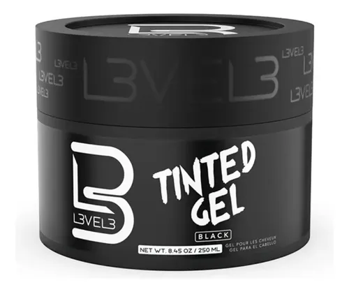 Level 3 Tinted Gel Color Negro + Gel En Crema Fijación 250g