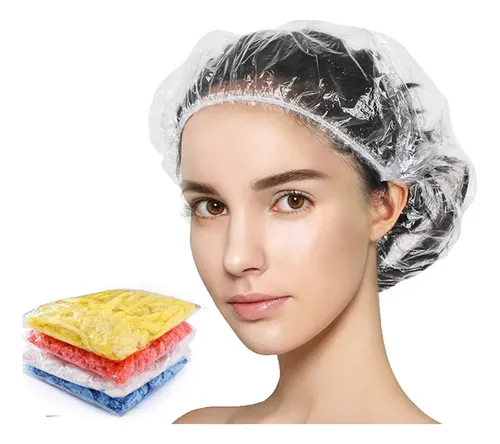 Gorro De Ducha Desechable, 100 Unidades, Elásticos Para Teñi